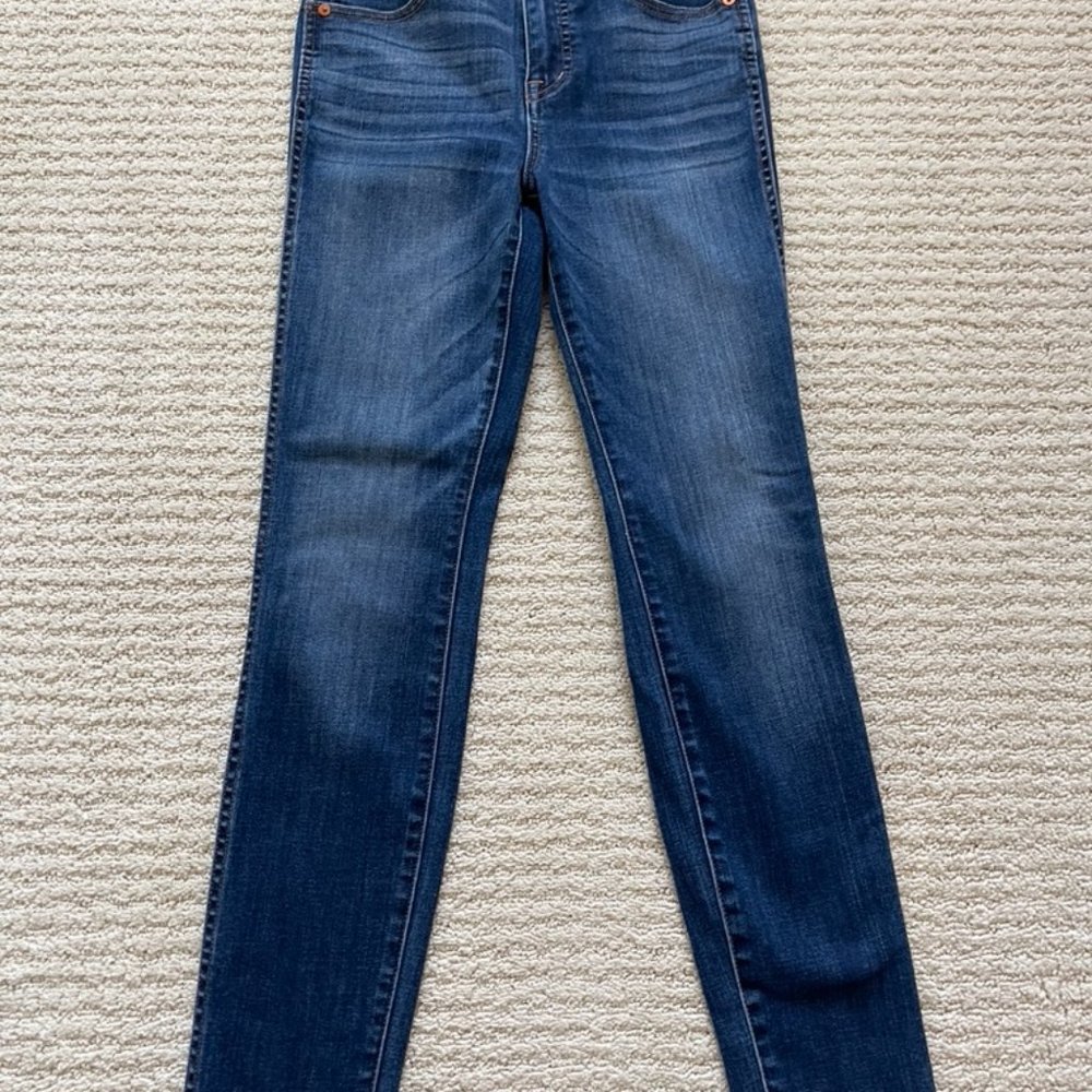 MADEWELL 10 Inch High-Rise Skinny Jeans Women's Size 25 Blue